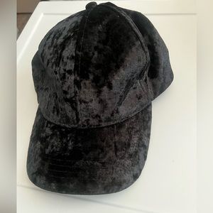 Diesel Rebellion Black Velvet Baseball Cap Hat Adjustable